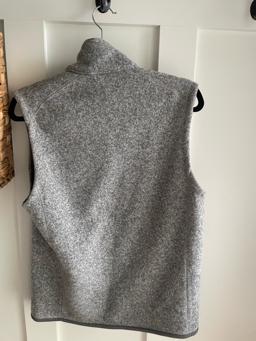Patagonia Gray Full-Zip Fleece Vest - Picture 2 of 3